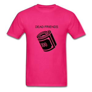 NdaBLDG "DEAD FRIENDS "  T-Shirt - fuchsia