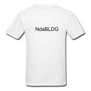 NdaBLDG "SHOT TIME" T-SHIRTS - white