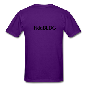 NdaBLDG "SHOT TIME" T-SHIRTS - purple