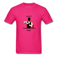Load image into Gallery viewer, NdaBLDG &quot;SHOT TIME&quot; T-SHIRTS - fuchsia
