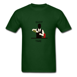 NdaBLDG "SHOT TIME" T-SHIRTS - forest green