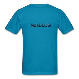 NdaBLDG "SHOT TIME" T-SHIRTS - turquoise