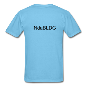 NdaBLDG "SHOT TIME" T-SHIRTS - aquatic blue