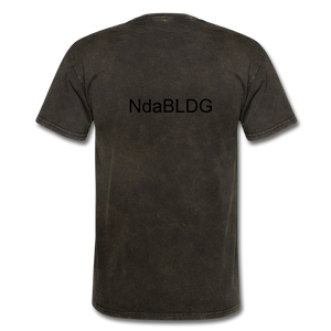 NdaBLDG "SHOT TIME" T-SHIRTS - mineral black