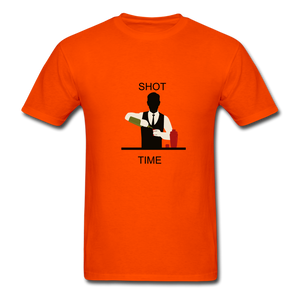 NdaBLDG "SHOT TIME" T-SHIRTS - orange