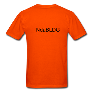 NdaBLDG "SHOT TIME" T-SHIRTS - orange