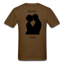 Load image into Gallery viewer, NdaBLDG BLACK LOVE  T-Shirts - brown

