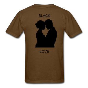 NdaBLDG BLACK LOVE  T-Shirts - brown