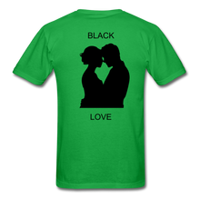 Load image into Gallery viewer, NdaBLDG BLACK LOVE  T-Shirts - bright green
