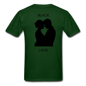 NdaBLDG BLACK LOVE  T-Shirts - forest green