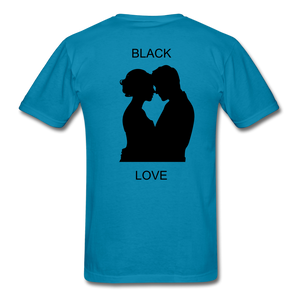 NdaBLDG BLACK LOVE  T-Shirts - turquoise