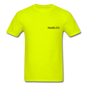 NdaBLDG BLACK LOVE  T-Shirts - safety green