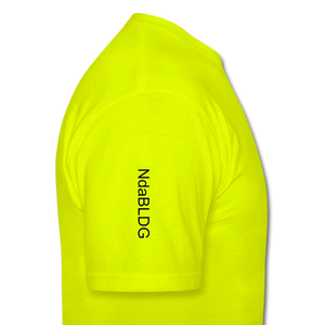 NdaBLDG BLACK LOVE  T-Shirts - safety green
