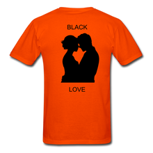 Load image into Gallery viewer, NdaBLDG BLACK LOVE  T-Shirts - orange
