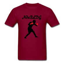 Load image into Gallery viewer, NdaBLDG TOP PRIZE FIGHTER T-shirt - burgundy
