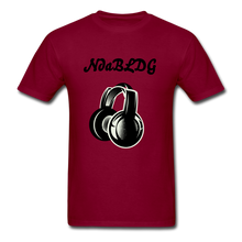 Load image into Gallery viewer, NdaBLDG &quot;HEADSET &quot; T-Shirt - burgundy
