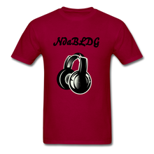 Load image into Gallery viewer, NdaBLDG &quot;HEADSET &quot; T-Shirt - dark red
