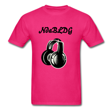 Load image into Gallery viewer, NdaBLDG &quot;HEADSET &quot; T-Shirt - fuchsia
