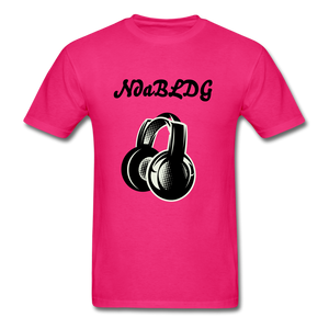 NdaBLDG "HEADSET " T-Shirt - fuchsia