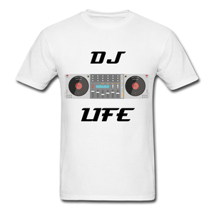 NdaBLDG "DJ LIFE" T-Shirt - white