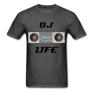 NdaBLDG "DJ LIFE" T-Shirt - heather black