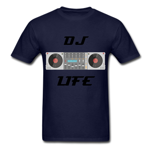 NdaBLDG "DJ LIFE" T-Shirt - navy