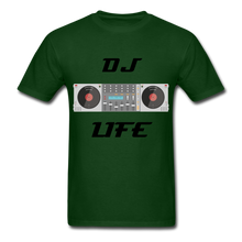 Load image into Gallery viewer, NdaBLDG &quot;DJ LIFE&quot; T-Shirt - forest green
