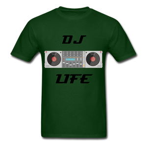 NdaBLDG "DJ LIFE" T-Shirt - forest green