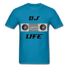 Load image into Gallery viewer, NdaBLDG &quot;DJ LIFE&quot; T-Shirt - turquoise
