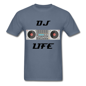 NdaBLDG "DJ LIFE" T-Shirt - denim