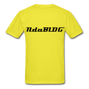 NdaBLDG "DJ LIFE" T-Shirt - yellow