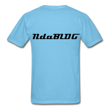 Load image into Gallery viewer, NdaBLDG &quot;DJ LIFE&quot; T-Shirt - aquatic blue
