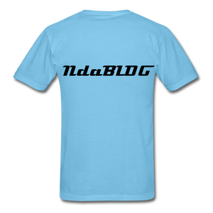 NdaBLDG "DJ LIFE" T-Shirt - aquatic blue