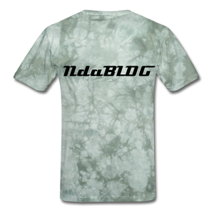 NdaBLDG "DJ LIFE" T-Shirt - military green tie dye