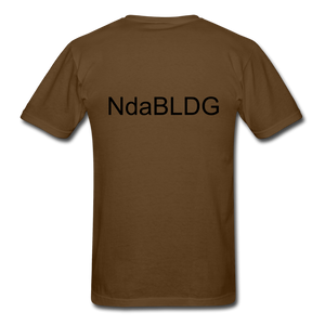 Ndabldg "PRAYING WORKS " T-Shirt - brown