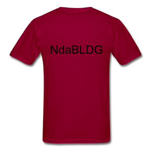 Ndabldg "PRAYING WORKS " T-Shirt - dark red