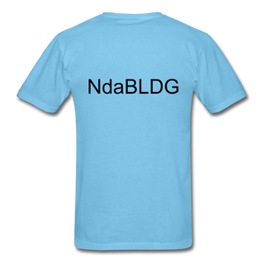 Ndabldg "PRAYING WORKS " T-Shirt - aquatic blue