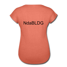 Load image into Gallery viewer, Women&#39;s Ndabldg &quot;PRAYING WORKS&quot; V-Neck T-Shirt - heather bronze
