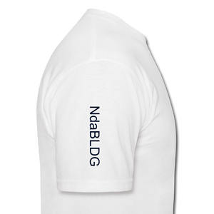 NdaBLDG " No EXCUSES"  T-Shirt - white