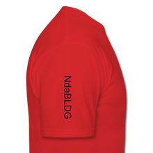 Load image into Gallery viewer, NdaBLDG &quot; No EXCUSES&quot;  T-Shirt - red
