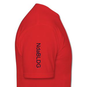 NdaBLDG " No EXCUSES"  T-Shirt - red