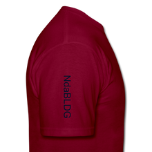 Load image into Gallery viewer, NdaBLDG &quot; No EXCUSES&quot;  T-Shirt - burgundy
