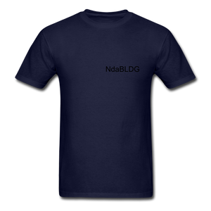 NdaBLDG " No EXCUSES"  T-Shirt - navy