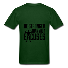 Load image into Gallery viewer, NdaBLDG &quot; No EXCUSES&quot;  T-Shirt - forest green
