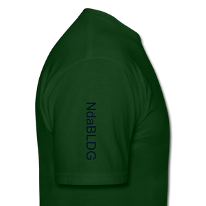 NdaBLDG " No EXCUSES"  T-Shirt - forest green