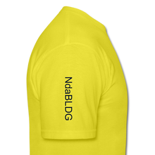 Load image into Gallery viewer, NdaBLDG &quot; No EXCUSES&quot;  T-Shirt - yellow

