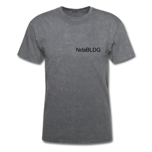 NdaBLDG " No EXCUSES"  T-Shirt - mineral charcoal gray