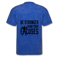 Load image into Gallery viewer, NdaBLDG &quot; No EXCUSES&quot;  T-Shirt - mineral royal

