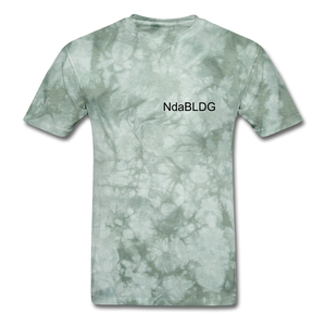 NdaBLDG " No EXCUSES"  T-Shirt - military green tie dye