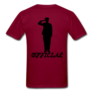 NDABLDG " OFFICIAL " T-SHIRT - burgundy